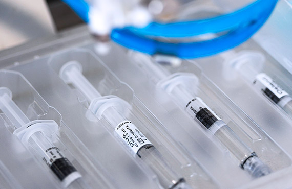 Hyaluronic acid syringe Viscoseal Syringe from TRB-Chemedica